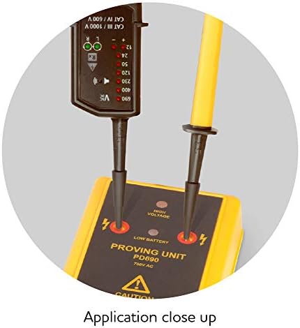Martindale VT25 Two Pole Voltage and Continuity Tester, Yellow