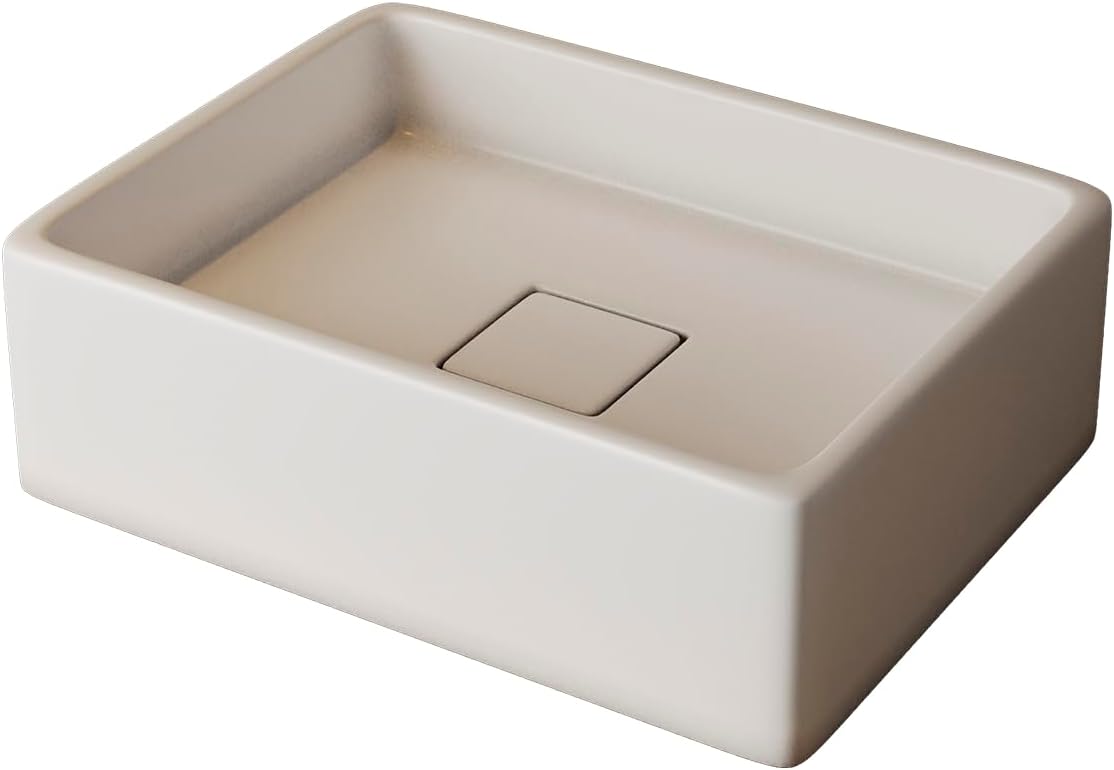 Cuba Pia para Banheiro Retangular Raffinata Branco Brilho