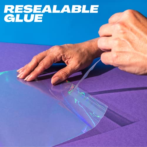 Holographic Resealable Bags For Small Business - These Cellophane Bags Self Adhesive For Convenient Packaging And Poly Bags With Suffocation Warning Offer A Premium Customer Experience - 10X13" 100 Pk #TOP3