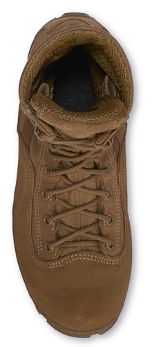 Belleville Sabre 8” Hot Weather Hybrid Assault Lightweight Military Boots for Men - Air Force/Army Boots AR 670-1/AFI 36-2903 - Coyote Brown Leather - Vibram Ibex Outsole - Berry Compliant4