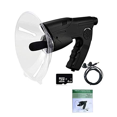 Parabolic Monocular-Teleskop, Bionic Ear Long Range Birds Listening, monokulare X8 Bionic Sound-Verstärker, mit der Aufnahme-Wiedergabe-Funktion, kann