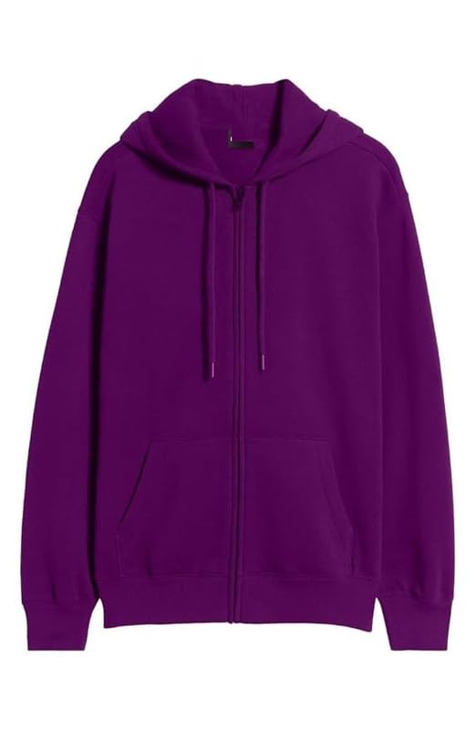 Plain Winter Wear Cotton Oversized Baggy Drop Shoulder Hooded Neck Zip Up Zipper for Women-picture-22