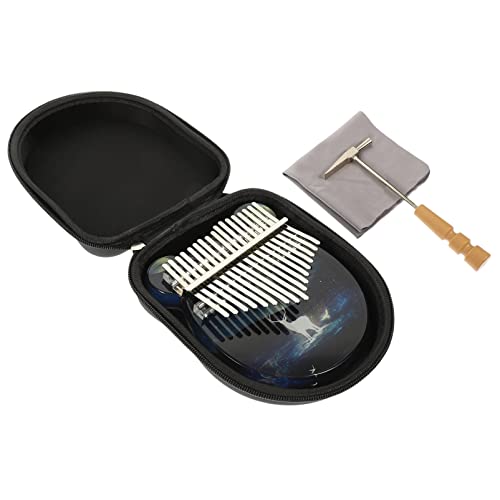 MILISTEN Mini Kalimba Piano Piano 17 Keys Dedo Piano Planeta Elk Padronizar Instrumento Musical para