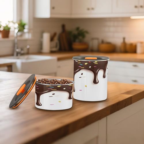 Envase de café de acero inoxidable hermético de 500 ml miniatura 7