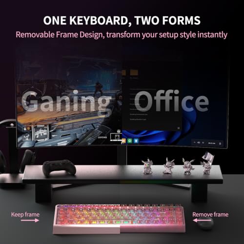 Image of Hexgears MX68 Mechanical Gaming Keyboard with Hall Effect Nuomi Switches | Removable Frame, 0.125ms Delay, 8000Hz Polling Rate, RGB Backlit&Lightbox, 5-Layer Structure, HIFI Sound