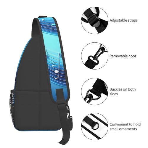 Morrales Crossbody Negro para Senderismo y Uso Urbano miniatura 5