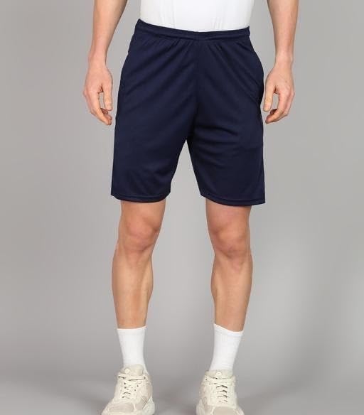 Image of Pack of 3 MenSports Shorts Solid Pattern Half Pants for Gym Fitness Running and Casual Use