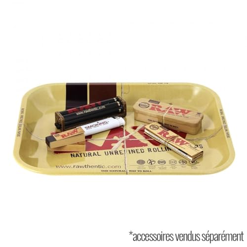Raw Metal Rolling Tray Large 14 x 11 Inch - Image 2