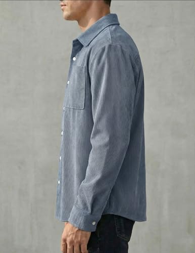 Image of ZAFUL Men's Shacket Aztec Print Shirt Jacket Flannel Button Up Turndown Collar Overshirt Chest Pocket Button Flap Thick Shirt