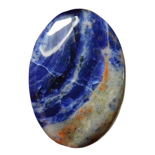 Pierre sodalite naturelle de qualité supérieure 42x29mm pour joaillerie fine