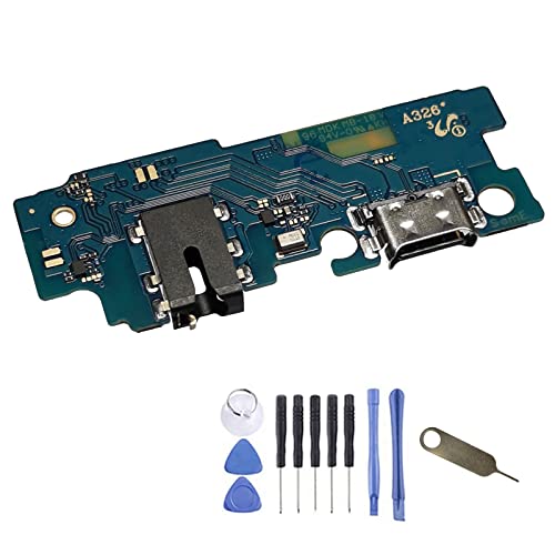 A32 5G USB Charging Port Dock Connector Flex Cable Replacement Charger Port for Samsung Galaxy A32 5G A326U 6.5 Inches 2021 (not fit for A32 4G Version)