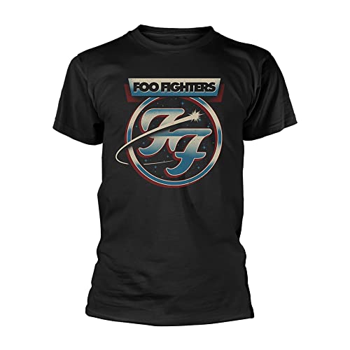 Rock Off Foo Fighters Logo Gradient Officiel T-Shirt Hommes Unisexe - Les Beatles, Paul McCartney, John Lennon, RIngo Starr, George Harrison Rock Off Foo Fighters Logo Gradient Officiel T-Shirt Hommes Unisexe