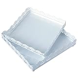 VILAVITA 2-Set Square Serving Trays Iron Dessert Cupcake Holder Display Stand for Wedding Birthday P