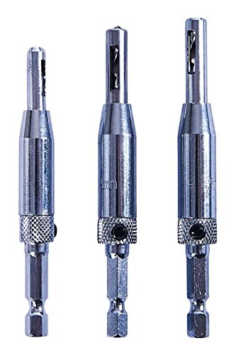 Am-Tech 3 Stück Hinge Drill, F2825 – Ansicht 3