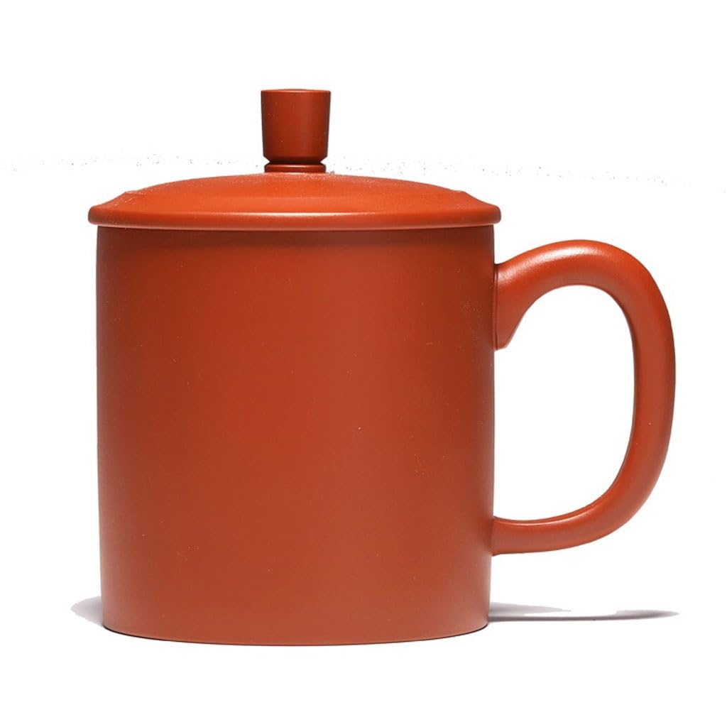 Matcha kubki ręcznie robione 380 ml fioletowa glina filiżanka do herbaty pokrywa biurowa zestaw do herbaty dom nauka kubek do herbaty oolong zestaw do herbaty zaparzacz do herbaty kubek