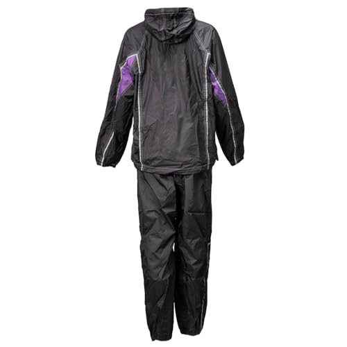 Image of Milwaukee Leather Women's Motorcycle Hooded Water-Resistant Rain Suit for Outdoors