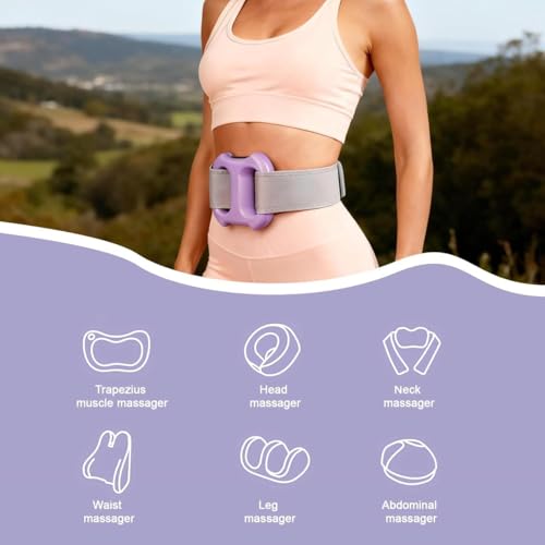 Image of Belly Fat Burner Electric Abdominal Slimming Belt with Vibration & Heat, Belly Massager & Muscle Stimulator Belt for Stomach Toning, Body Shaper Fitness Belt for Men & Women Home Use (UPDATED VERSION)