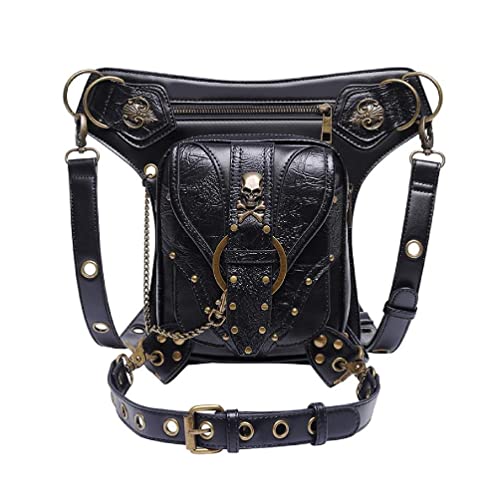 Sac de taille PU pour garder les mains libres en voyage avec chaîne