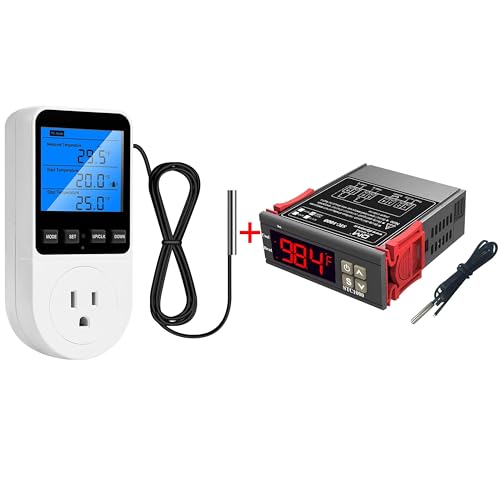 diymore All-Purpose Digital Temperature Controller Thermostat Fahrenheit Thermostat with Sensor