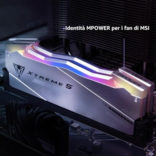 Patriot Viper Xtreme 5 MPOWER DDR5 RGB RAM 32GB (2X16GB) 6000MT/s CL30 UDIMM Desktop Gaming Memory Kit - PVXR532G60C30KM - RAM - Immagine 2