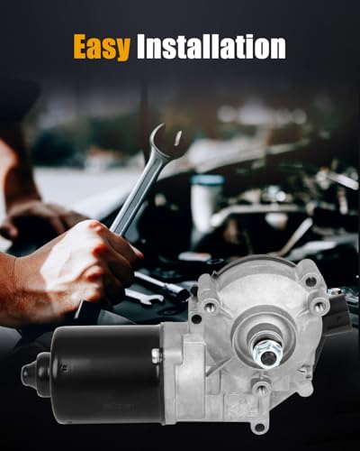 Image of ROADFAR Front Windshield Wiper Motor Fit for Chevrolet for Avalanche 07-13 | Fit For Cadillac For Escalade For Escalade EXT 2007-2014|For Cheyenne|For GMC For Sierra 1500 2500|15779727|15846942|5 Pins