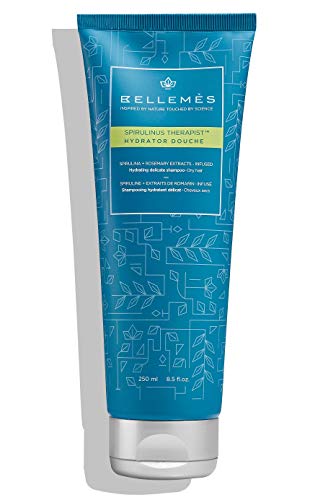 BELLEMES Hydrating Treatment Shampoo – Sulfate Free Vegan Superfood Protein Complex Instantly Hydrates Strengthens Hair Fibers Infrastructure With Shine For Dry Damaged Curly Frizzy Colored Hair 8.5fl