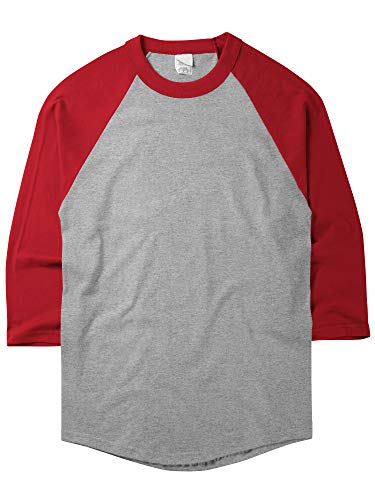 Ma Croix Essentials Camiseta Premium Raglán de Béisbol para Hombre, Manga 3/4 miniatura 3