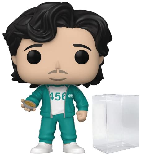 [Squid] Game - Jugador 456: Seong Gi-hun Funko Pop! Figura de vinilo (funda protectora compatible con PopBox)