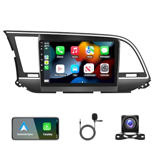 Car Stereo Upgrade for Hyundai Elantra 2016 2017 2018, Android 13 Wireless CarPlay Stereo Compatible with Apple CarPlay Android Auto, 9