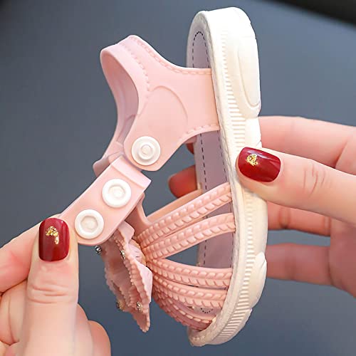 Softball Slides Youth Girls Toddler Baby Girl Shoes Breathable Shoe Dew Toe Shoe Bag Head Sandals Girl Sandals Sandal 23
