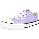 Schnüren Verschluss Converse Chuck Taylor All Star Ox Summer Sparkle Lila (Moonstone Violet) Baumwolle 28½ EU