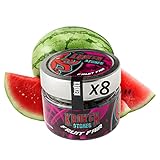 tabaco taboo cachimba Contiene 8 tarros de 150g de piedras granuladas sin nicotina Con Sabor de Fruit Fair (Sandía)