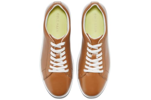 Cole Haan Cole Haan Women's Shoes - Grand Crosscourt Lightweight Leather Sneaker, Pecan Leather, 8-M US