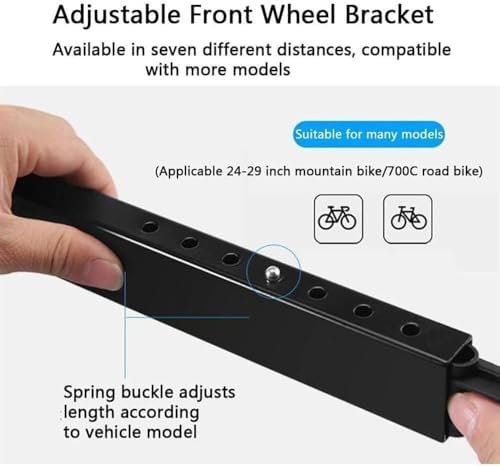 Folding Bike Rollers, Adjustable Indoor Trainer Stand for Professional Riding Exercise, Compatible with Mountain and Road Bikes