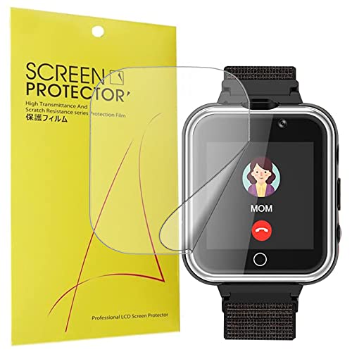 onetuo Lot de 6 films de protection d'écran pour montre intelligente PTHTECHUS - Transparent et flexible - En TPU - Sans bulles - Compatible avec la coque - Qualité supérieure