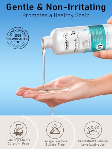 Gembooxt Anti Dandruff Shampoo【10x Dandruff Control】 Ketoconazole Shampoo 1% 【Maximum OTC Strength & Clinically Effective】 for Seborrheic Dermatitis, Itchy Scalp, Antifungal Treatment for Men & Women - Image 6