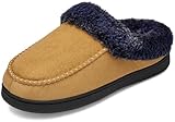 Mishansha Pantuflas Mujer Zapatillas de Estar por Casa Mujer Invierno Antideslizantes CáLido Cómodas Zapatillas Casa Marrón Gr.37