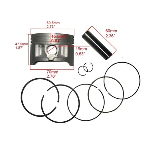 Kit cylindre 70mm CB250 pour réparer la perte de compression du quad - 4