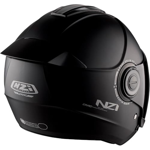 Casco abierto NZI Civic Stream XS casco jet de moto con visera solar transparente 7