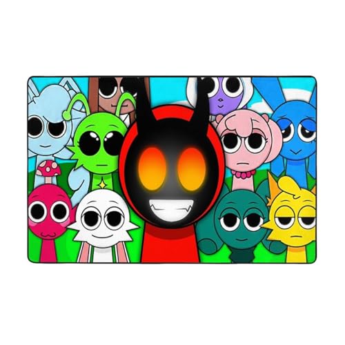 ���O�X�v�����L�[ Sprunki (16) �J�[�y�b�g �L�����N�^�[ ����~�� �ӂ�ӂ픧�G�� ���O ���O�}�b�g �􂦂� ���� �R�� �h�L ���Ή� �Q���̑��� �� �~�Ή� �M�t�g 100 × 150 Cm