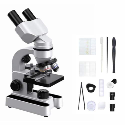 Stereo Microscopes-Biological Educational Microscope for Students,with Phone Clip,Biological Specimen and Fill Light (3)