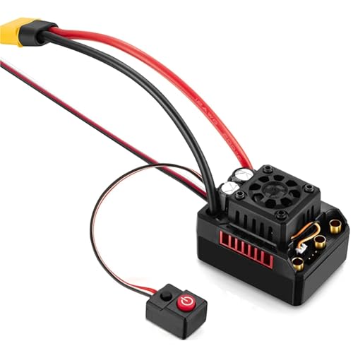 ESC QUICRUN WP 10BL120 G2 con sensor para coche RC de alta potencia y aceleración estable