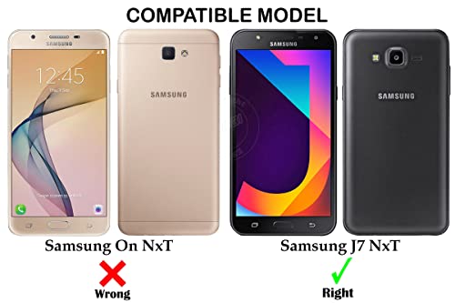 Image of Jkobi Back Cover for Samsung Galaxy J7 Nxt (Silicone Clear Shockproof Case with Camera Protection | Soft and Flexible | Transparent)