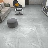 フロアタイル フローリングマット 大理石調 貼るだけ 接着剤不要【125枚セット 約16畳】457*457mm 厚手1.8mm 初心者向け 床材 シール 北欧スタイル 防水 防音 厚手 滑り防止 フロアシート 土足OK 初心者OK フロア タイル DIY 床材 浴室 玄関 廊下