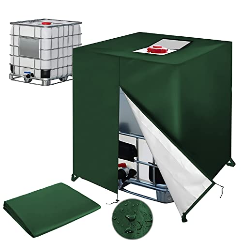 ✅【RESISTENTE AI UV】: Se i serbatoi IBC non sono protetti all'aperto, i raggi UV possono danneggiare il serbatoio IBC e il suo contenuto. Il nostro cappuccio UV nero per serbatoi di acqua piovana IBC protegge il serbatoio dell'acqua dai dannosi raggi UV.