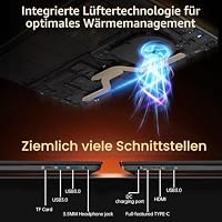 jumper 2026 Gaming Laptop 17,6 Zoll IPS 1920X1200, 16GB DDR4 RAM 512GB SSD, AMD R5 3500U(bis zu 3,7GHz), Leuchtende Tastatur, Leichte Business und Studenten Notebook, Vollfunktionale Typ-C/HDMI/WiFi6 – Ansicht 5