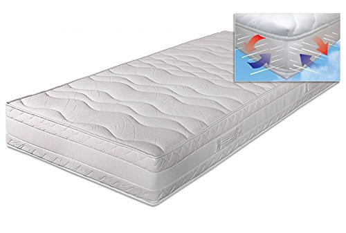 Matratzen-Aktuell® 7-Zonen Tonnen-Taschenfederkern Matratze Star-TFK | Höhe 25cm | Bezug mit Klimaband | Hätegrad H2 - H4 | Alle Größen - 4260530152051 Matratzen-Aktuell® 7-Zonen Tonnen-Taschenfederkern Matratze Star-TFK | Höhe 25cm | Bezug mit Klimaband | Hätegrad H2 - H4 | Alle Größen