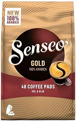Senseo Gold 100% Arabica Pack de 1, 48 cápsulas de café, 48 almohadillas en  total - PREYCA