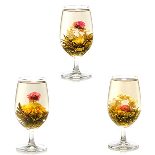 image for Teavivre 12pcs Handmade Blooming Flower Tea - Radom Varieties of Indiv