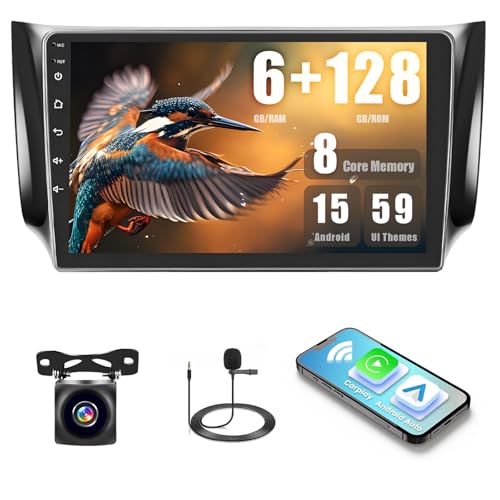 Inefala 6+128GB 10.1" Radio for Nissan Sentra 2013-2017 CarPlay Radio